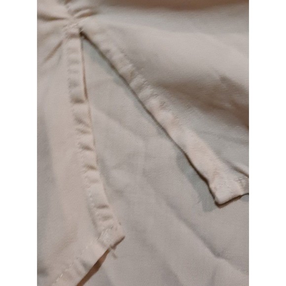 Old Navy Women's Long Sleeve Button Down Shirt 2XL Cream - Picture 8 of 9